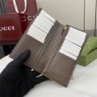 Portafoglio continentale Gucci Ophidia 791746 Marrone