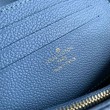 Qualità superiore replica Portafoglio LV con catena Ivy M27755 Blu