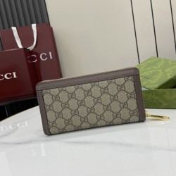 Replica di lusso Pari all'originale replica di alta qualità Portafoglio Gucci Ophidia con cerniera GG Supreme 772305 marrone Imitazioni Cloni Pari all'originale replica di alta qualità Portafoglio Gucci Ophidia con cerniera GG Supreme 772305 marrone firmate