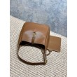 Borse Imitazioni a tracolla piccola morbida Hobo YSL Saint Laurent Le 5 À 7 morbida marrone