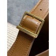 Borse Imitazioni a tracolla piccola morbida Hobo YSL Saint Laurent Le 5 À 7 morbida marrone