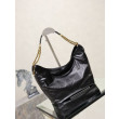 Borsa a tracolla YSL Saint Laurent Hortense Hobo nera