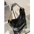 Borsa a tracolla YSL Saint Laurent Hortense Hobo nera