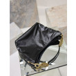 Borsa a tracolla YSL Saint Laurent Hortense Hobo nera