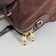 Borsa Gucci Borsetto Boston media 866732 Scamosciata marrone