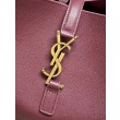 Replica Perfetta Hobo Grande YSL Saint Laurent Le 5 &agrave; 7 morbida Borgogna