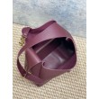 Replica Perfetta Hobo Grande YSL Saint Laurent Le 5 &agrave; 7 morbida Borgogna