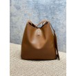 Borsa Hobo Grande YSL Saint Laurent Le 5 &agrave; 7 morbida marrone