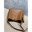 Borsa Hobo Grande YSL Saint Laurent Le 5 &agrave; 7 morbida marrone