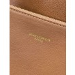 Borsa Hobo Grande YSL Saint Laurent Le 5 &agrave; 7 morbida marrone