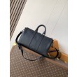Qualità superiore replica LV Keepall Bandoulière 35 M15249 Nero