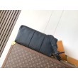Qualità superiore replica LV Keepall Bandoulière 35 M15249 Nero