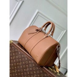 Borsa Replica 1:1 LV Keepall Bandoulière 35 M25980 Marrone