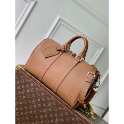 Borsa Replica 1:1 LV Keepall Bandoulière 35 M25980 Marrone