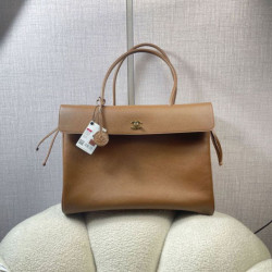 Borsa shopping grande Chanel 26S Jennie AS6289 marrone
