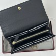 di alta qualit&agrave; Portafoglio continentale Gucci Softbit 828147 Nero