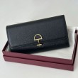 di alta qualit&agrave; Portafoglio continentale Gucci Softbit 828147 Nero