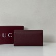 Alta gamma replica Portafoglio continentale Gucci Softbit 828147 Borgogna