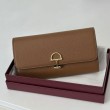 Portafoglio continentale Gucci Softbit 828147 Marrone