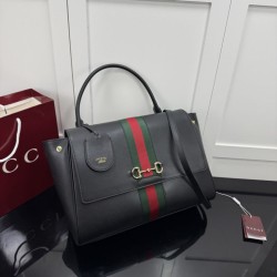 Cloni Qualità superiore replica a mano media Gucci Paparazzo 875019 nera firmate