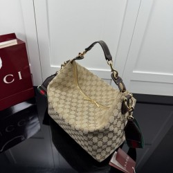 Replica di lusso Borse Gucci Brera tela GG 866938 marrone Imitazioni Cloni Borse Gucci Brera tela GG 866938 marrone firmate