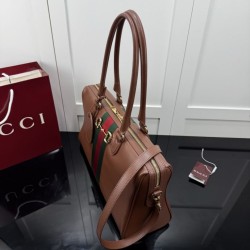 Replica di lusso Borsa Gucci Borsetto Boston media 866732/866734 Marrone Imitazioni Cloni Borsa Gucci Borsetto Boston media 866732/866734 Marrone firmate