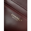 Borse Replica a tracolla Chanel 26P Preppy Coco AP6130 Borgogna