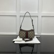 Mini borsa a tracolla Gucci Ophidia 838465 Marrone