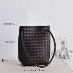 Replica di lusso Borse a secchiello piccola Andiamo di Bottega Veneta Borgogna Imitazioni Cloni Borse Replica a secchiello piccola Andiamo di Bottega Veneta Borgogna firmate