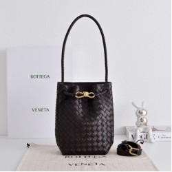 Cloni Borse Replica a secchiello piccola Andiamo di Bottega Veneta Borgogna firmate