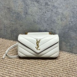 Cloni Borsa piccola YSL Saint Laurent Loulou trapuntata nera firmate