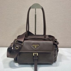 Cloni Borsa tote media Prada Explore nappa 1BG596 bordeaux firmate