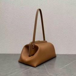 Replica di lusso Pochette Celine Doctor morbida pelle di vitello Marrone Imitazioni Cloni Pochette Celine Doctor morbida pelle di vitello Marrone firmate