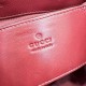 Replica di lusso Zaino Gucci Mini GG Marmont matelassé a chevron Borgogna Imitazioni Cloni Zaino Gucci Mini GG Marmont matelassé a chevron Borgogna firmate