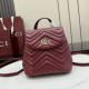Replica di lusso Zaino Gucci Mini GG Marmont matelassé a chevron Borgogna Imitazioni Cloni Zaino Gucci Mini GG Marmont matelassé a chevron Borgogna firmate