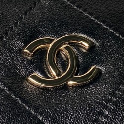 Replica di lusso Imitazioni borse griffate a tracolla Chanel 26P Maxi Hobo AS6139 Nera Imitazioni Cloni Imitazioni borse griffate a tracolla Chanel 26P Maxi Hobo AS6139 Nera firmate