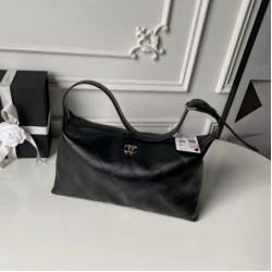 Cloni Imitazioni borse griffate a tracolla Chanel 26P Maxi Hobo AS6139 Nera firmate
