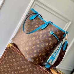 Replica di lusso Borse Alta Qualità a tracolla Louis Vuitton Monogram Inside Out Neverfull MM M13753 Blu Imitazioni Cloni Borse Replica Alta Qualità a tracolla Louis Vuitton Monogram Inside Out Neverfull MM M13753 Blu firmate