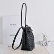 Borsa Replica 1:1 a secchiello piccola Andiamo di Bottega Veneta Nero