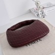 Borsa a tracolla media Bottega Veneta Veneta Intrecciato Bordeaux