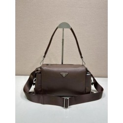 Borsa a tracolla Prada Brique Explore 2VH206 Marrone