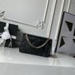 Borsa Chanel Reissue 2.55 26S pelle rugosa/gonfia Double Flap A37586 nera Borsa Chanel Reissue 2.55 26S pelle rugosa/gonfia Double Flap A37586 nera
