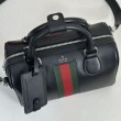 Borsa da viaggio piccola Gucci Web Trademark 866980 nera