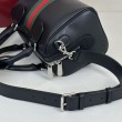 Borsa da viaggio piccola Gucci Web Trademark 866980 nera