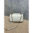 Borsa piccola YSL Saint Laurent Loulou trapuntata nera