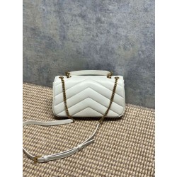 Borsa piccola YSL Saint Laurent Loulou trapuntata nera