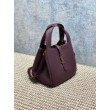 Borsa tote YSL Saint Laurent Le 5 &agrave; 7 Bea Baby Bordeaux