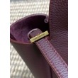 Borsa tote YSL Saint Laurent Le 5 &agrave; 7 Bea Baby Bordeaux