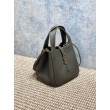 Borse Imitazioni tote YSL Saint Laurent Le 5 &agrave; 7 Bea Baby Verde Scuro