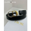Cintura reversibile Dior 30 Montaigne con fibbia a CD con logo Nero oro Cintura reversibile Dior 30 Montaigne con fibbia a CD con logo Nero oro